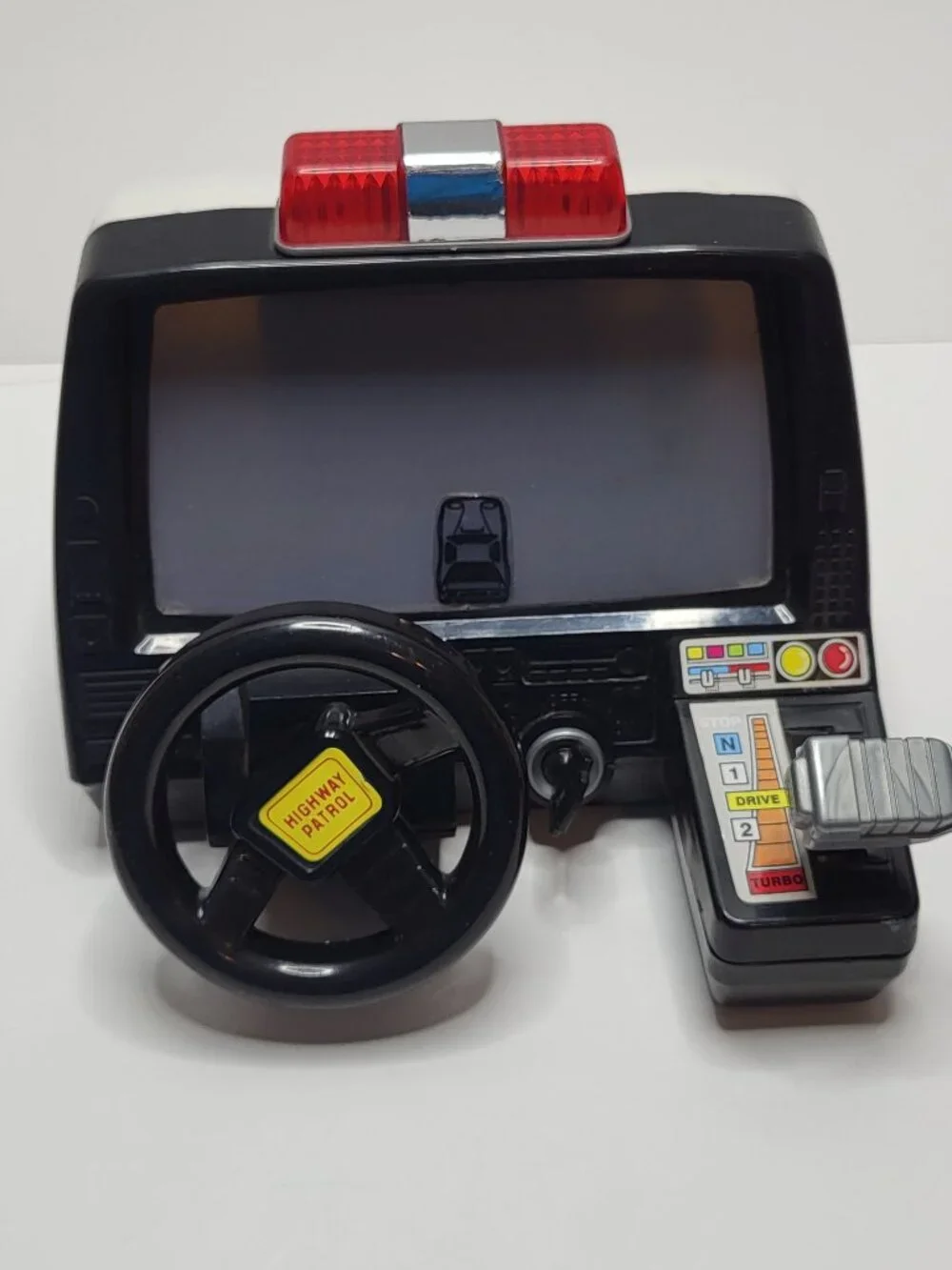 Learn to Drive Highway Patrol Dashboard Vintage Unisex Kids Driving Dash Game